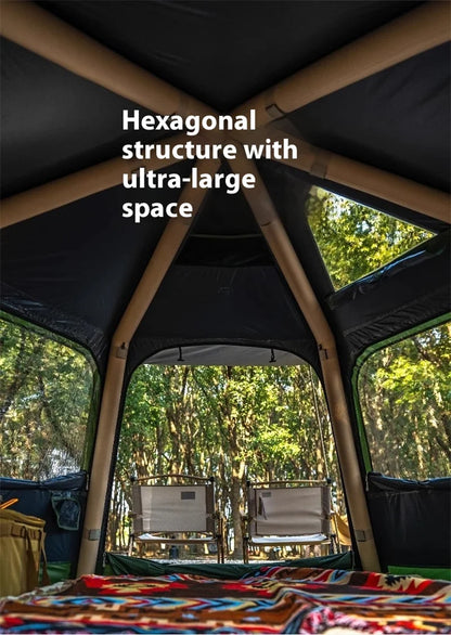 Inflatable Camping Tent 4–6 Person – Fast Setup Shelter
