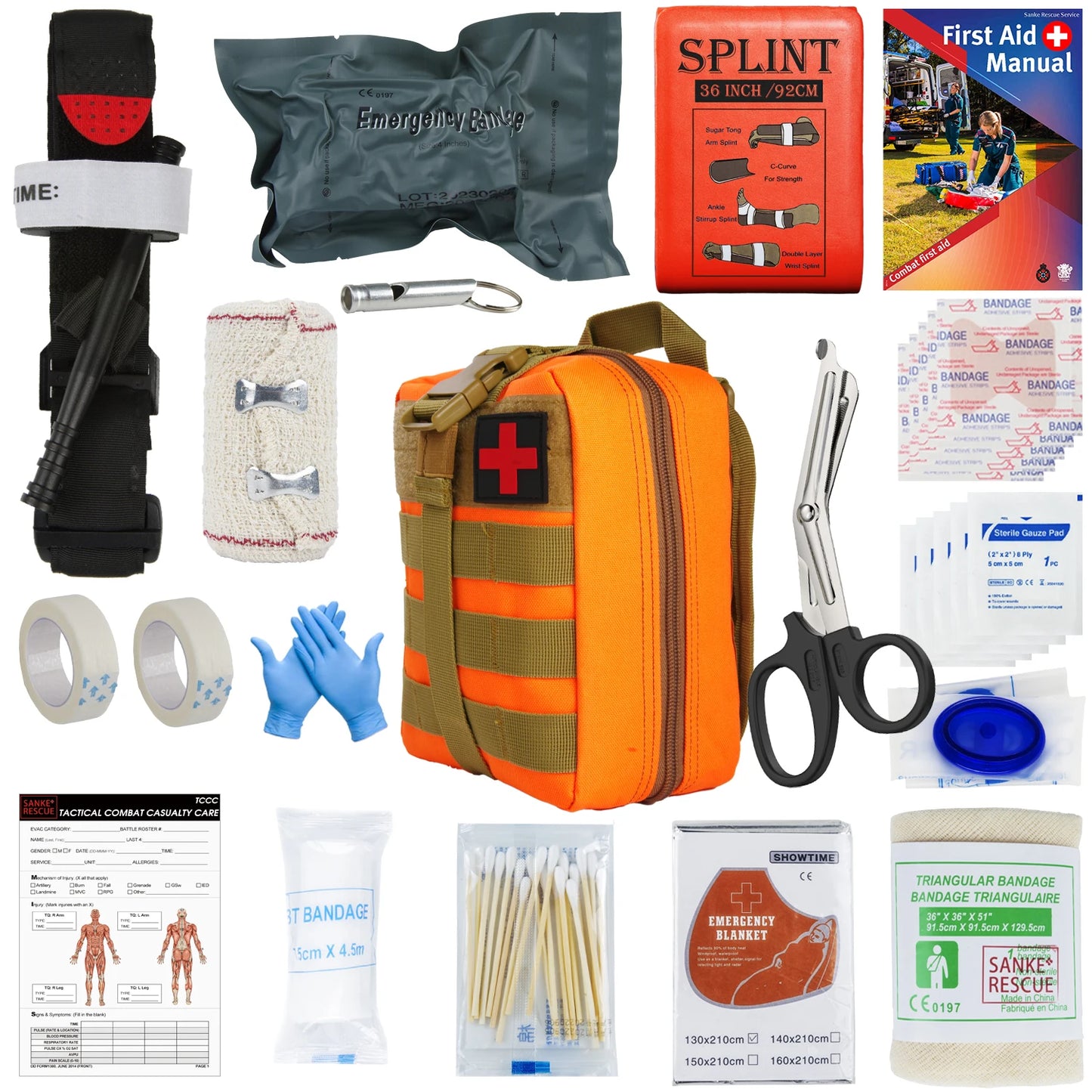 Outdoor First Aid Kit – Tactical Emergency Survival Gear