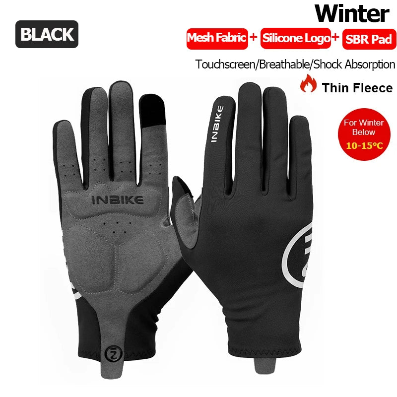 Cycling Gloves Gel Padded for Warm Grip & Protection