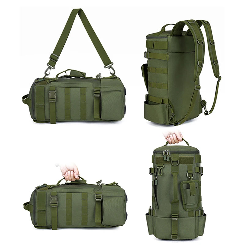 Fishing Backpack with Rod Holders & Large Storage