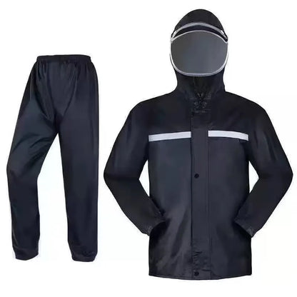 Waterproof Rain Suit with Reflective Safety