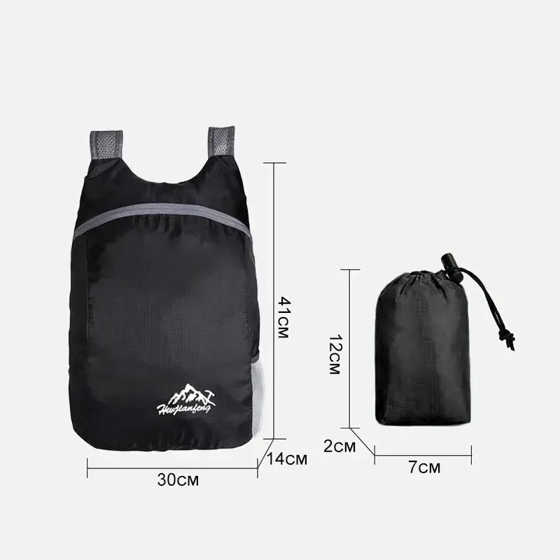 Foldable Waterproof Outdoor Sports Backpack – Ultra Light
