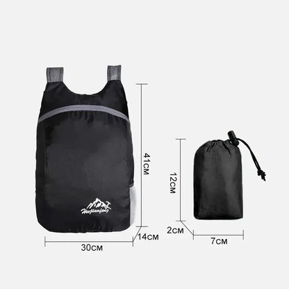 Foldable Waterproof Outdoor Sports Backpack – Ultra Light