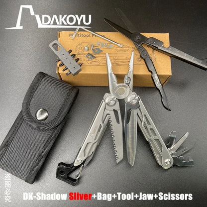 Camping Multitool Pliers with Emergency Whistle
