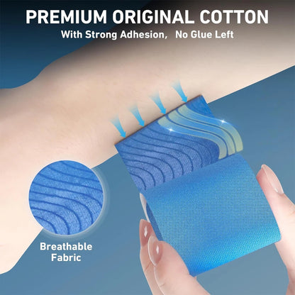 Knee Kinesiology Tape for Support & Pain Relief