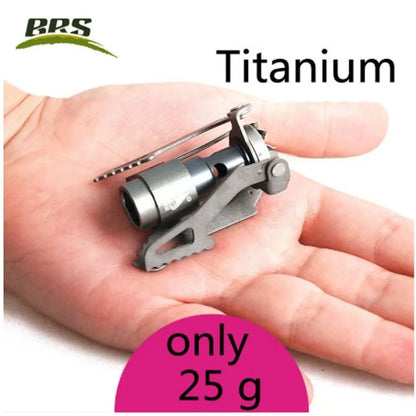 BRS-3000T Mini Camping Stove – Ultra-Light Titanium Burner