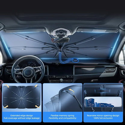 Foldable Car Windshield Sunshade – UV & Heat Block