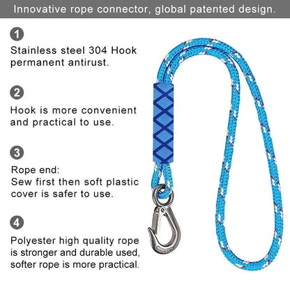 Heavy Duty Tree Swing Rope – Safe Hammock & Swing Kit