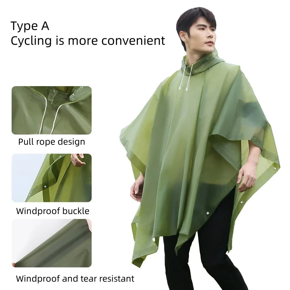 Reusable Rain Poncho – Lightweight Waterproof Protection