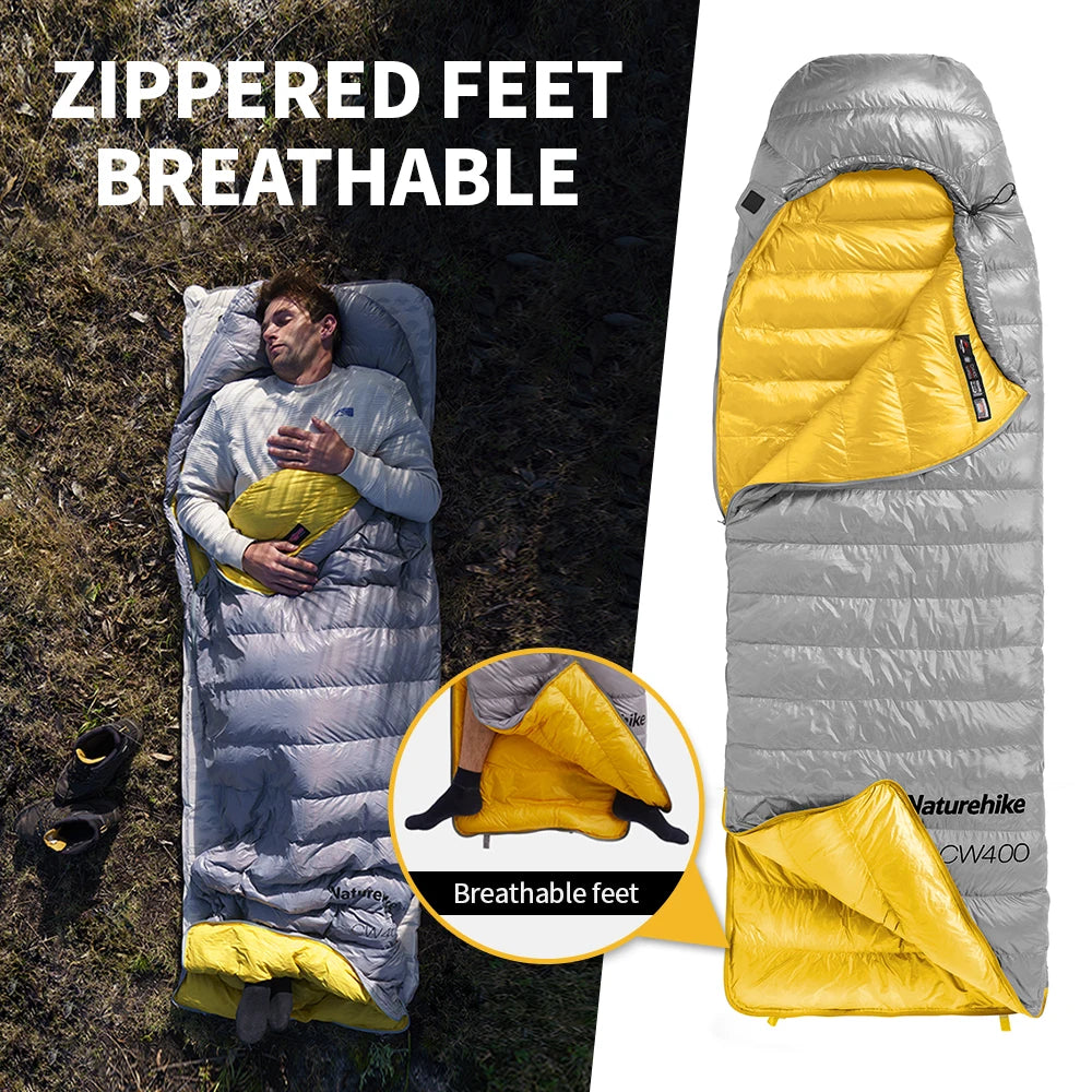 Ultralight Duck Down Sleeping Bag for Winter Warmth
