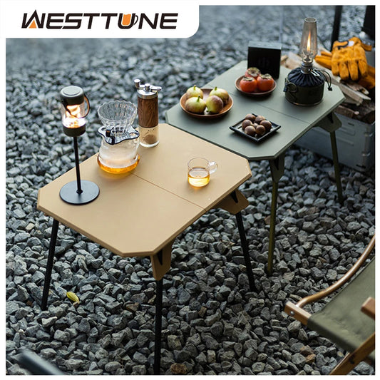 Ultralight Folding Camping Table with Adjustable Height