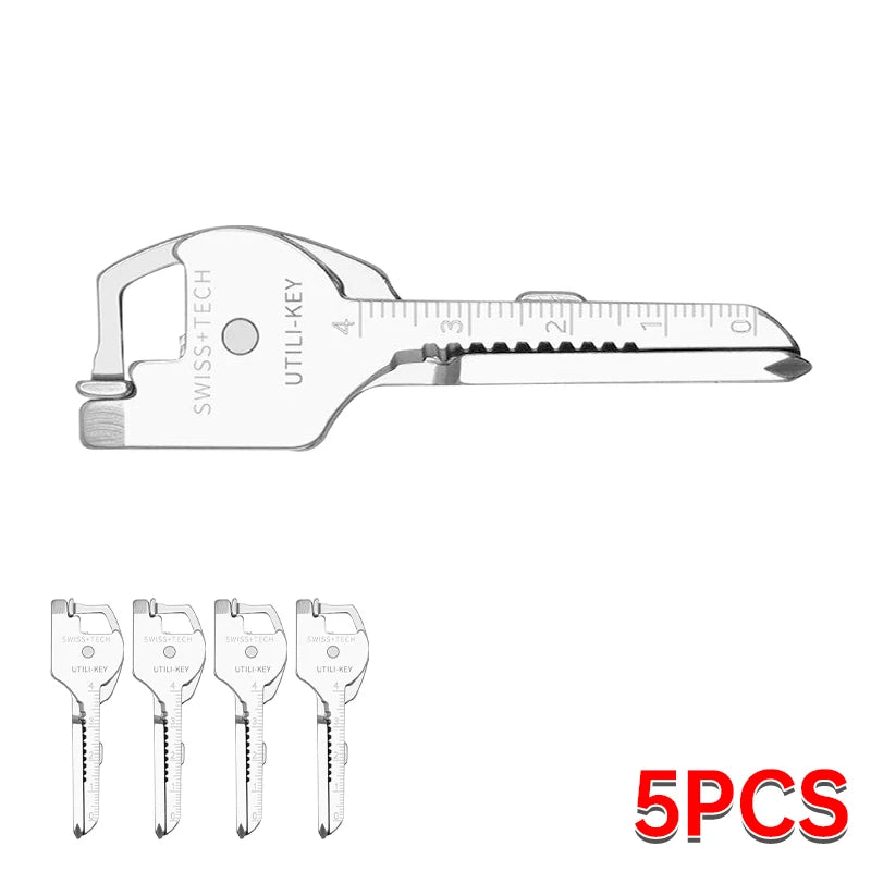 6-in-1 Mini Multi-Tool – Portable Stainless Steel Kit