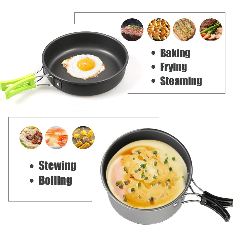 Camping Cookware Set for Easy Outdoor Meals