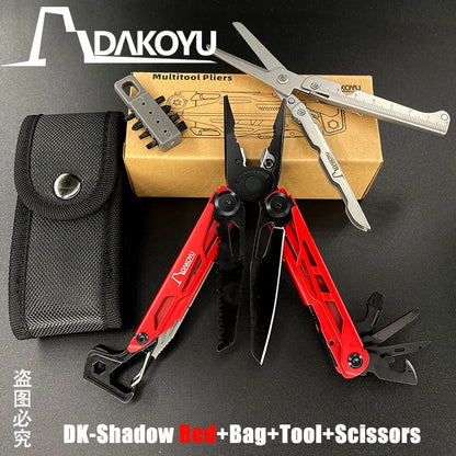 Camping Multitool Pliers with Emergency Whistle