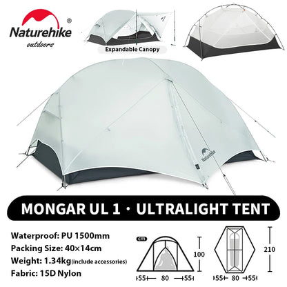 Ultralight Camping Tent 2 Person – Waterproof & Compact