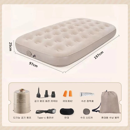 Inflatable Air Mattress Portable Comfort for Camping
