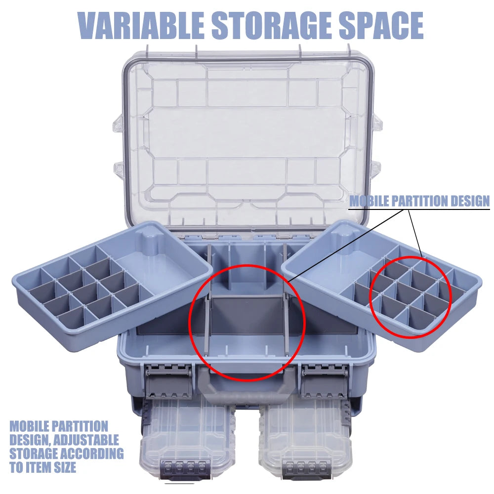 Waterproof Fishing Tackle Storage Box for Organized Gear