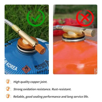 TARKA 3-Head Gas Stove – Portable Camping Burner 5800W
