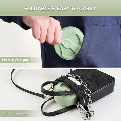 Collapsible Silicone Travel Mug – Lightweight & Leak-proof
