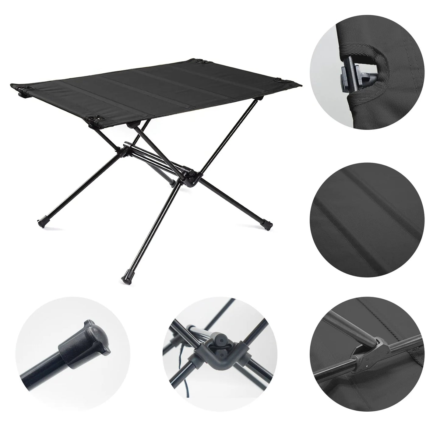 Roll-Up Camping Table – Ultralight Portable Setup