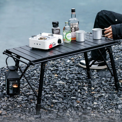 Adjustable Aluminum Folding Camping Table for Easy Outdoor Meals