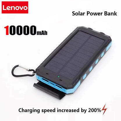 Solar Power Bank 50000mAh with Fast Charging & LED Light