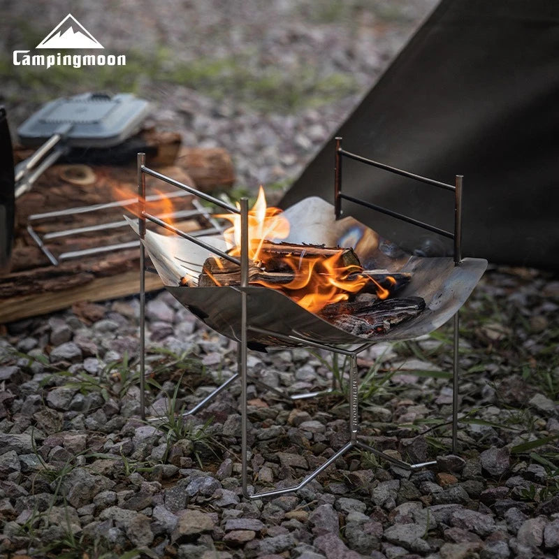 Portable Folding Stainless Steel BBQ Grill for Camping