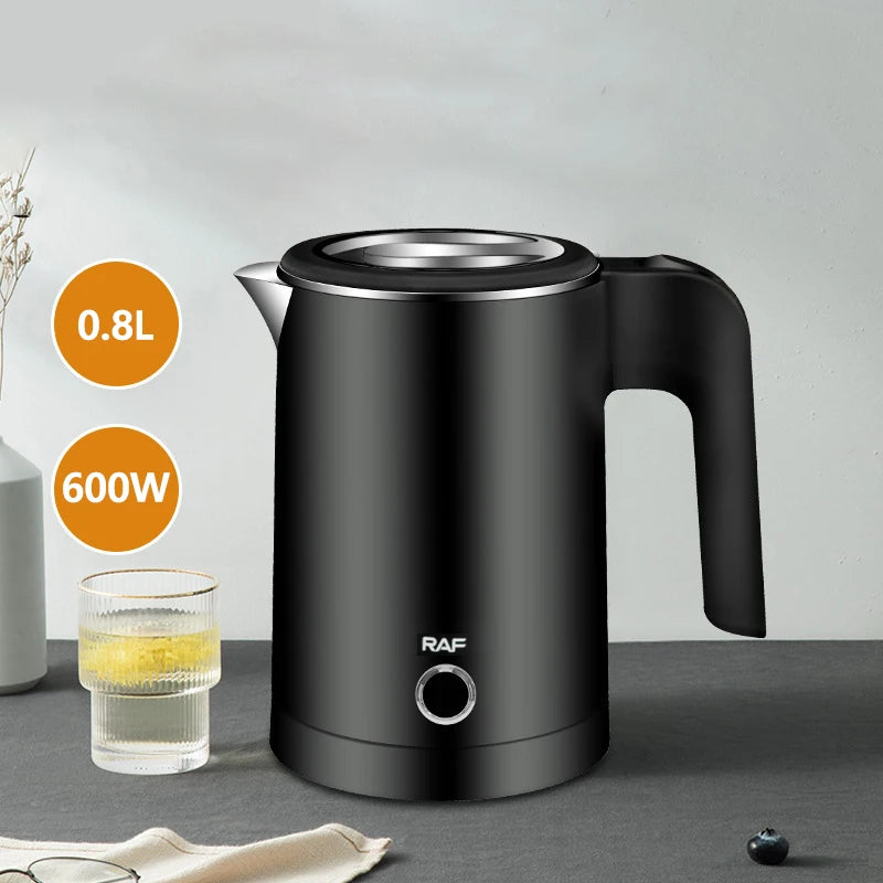 Travel Electric Kettle 0.8L Portable Stainless Steel