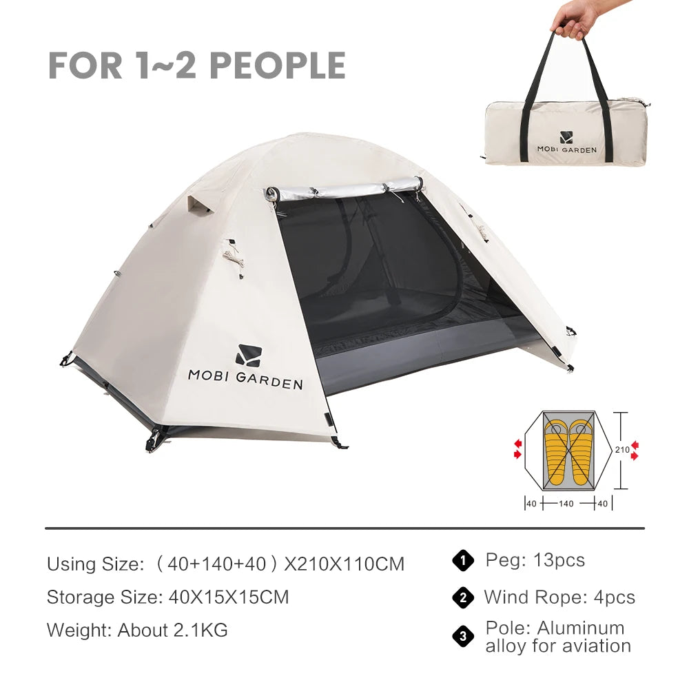 Camping Backpacking Tent Waterproof Easy Setup Shelter
