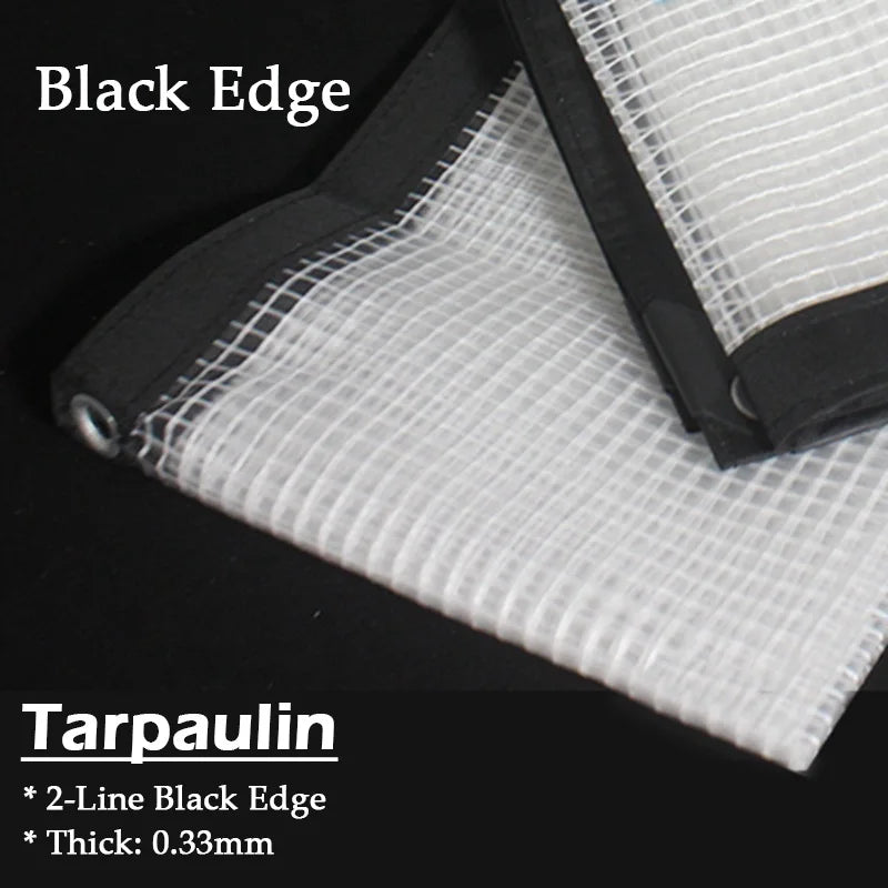 Transparent PE Tarpaulin Rainproof Cloth Cover