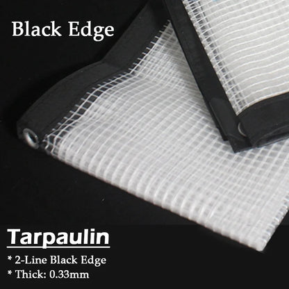 Transparent PE Tarpaulin Rainproof Cloth Cover