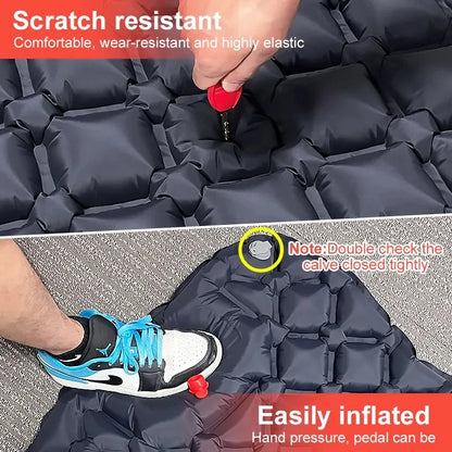 Ultralight Inflatable Sleeping Pad for Comfortable Camping