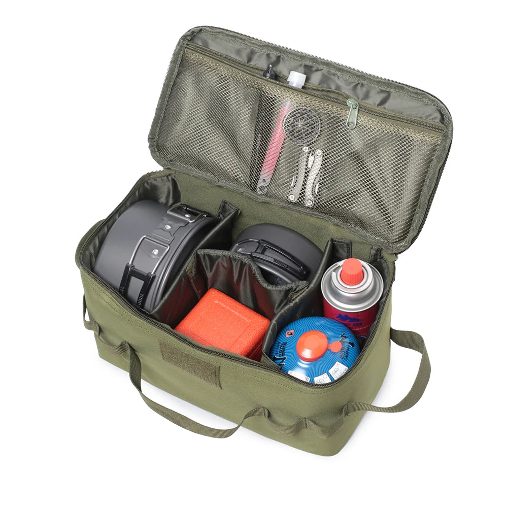 Camping Cooking Utensil Organizer Large Capacity