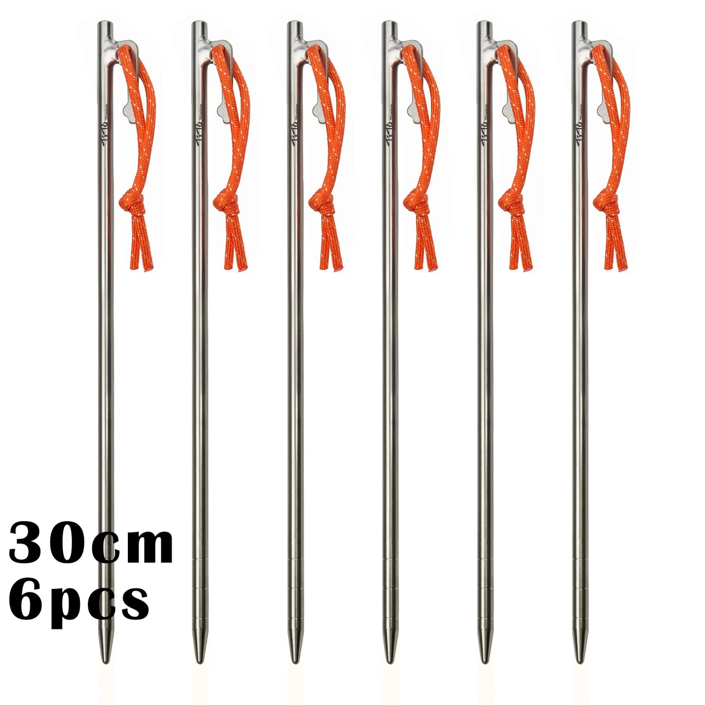Titanium Tent Stakes for Strong Windproof Camping