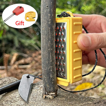 Outdoor Camping Flint Set – Portable Fire Starter Tool