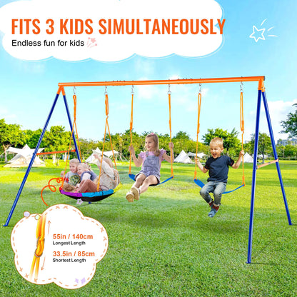 Backyard Swing Set - Safe Outdoor Fun for Kids