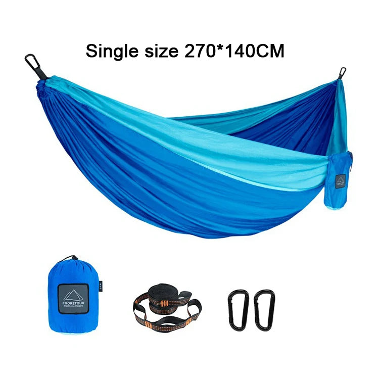 Portable Outdoor Hammock for Camping & Hiking Comfort