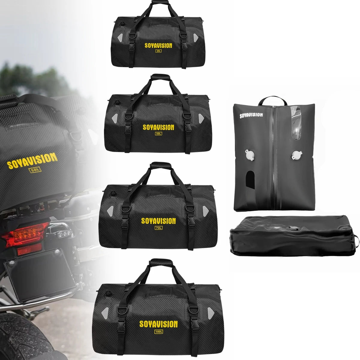Waterproof Dry Bag 66L – Heavy-Duty Travel Storage