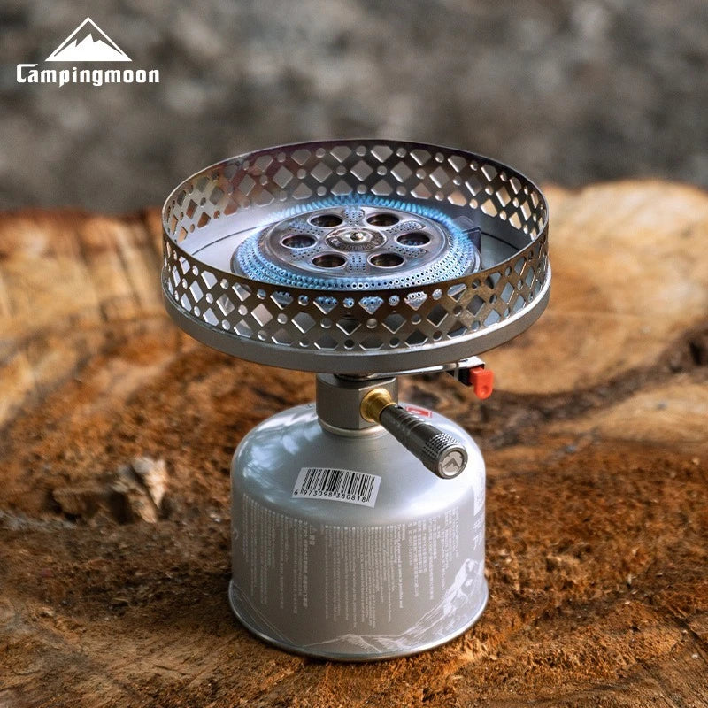 Portable Backpacking Gas Stove for Fast Outdoor Cooking