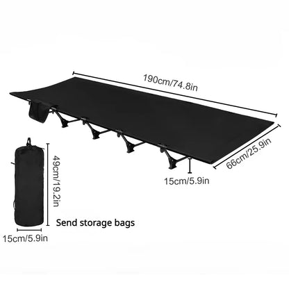 Camping Cot Ultralight Folding Bed for Comfortable Sleep
