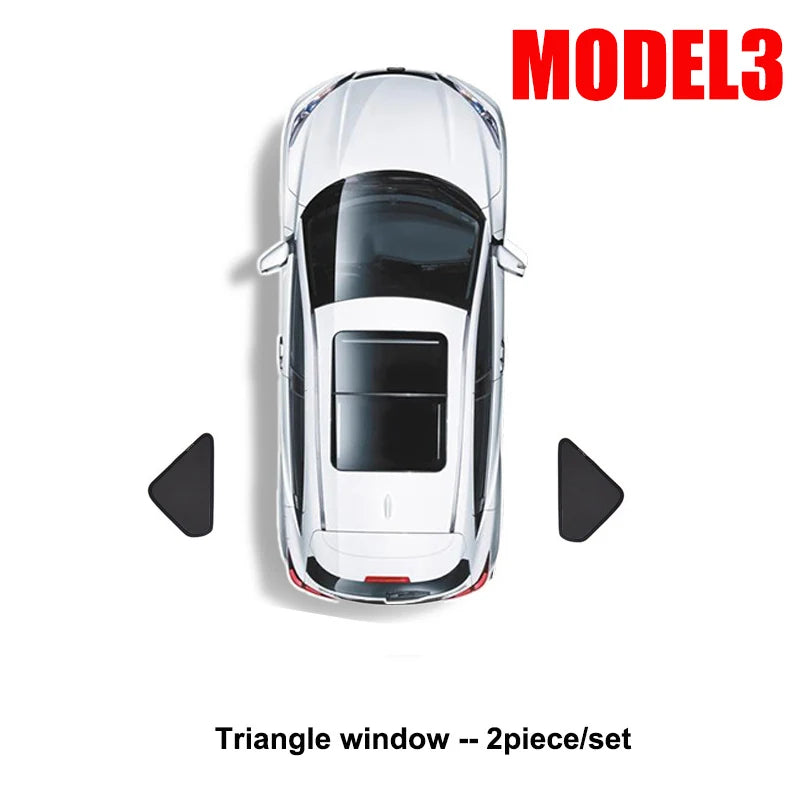 Tesla Model 3 & Y Sunshade – UV Protection & Privacy