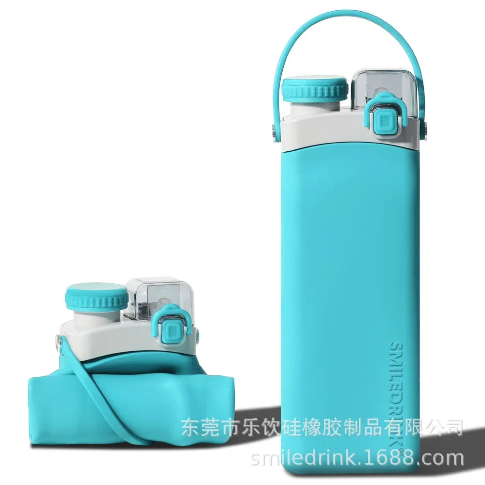 600ml Collapsible Water Bottle – Safe & Portable for Outdoors