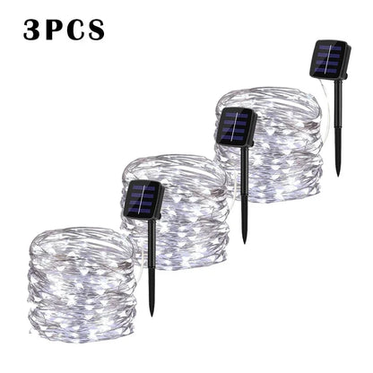 Solar Fairy String Lights for Garden & Outdoor Décor