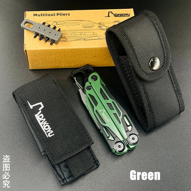 Camping Multitool Pliers with Emergency Whistle