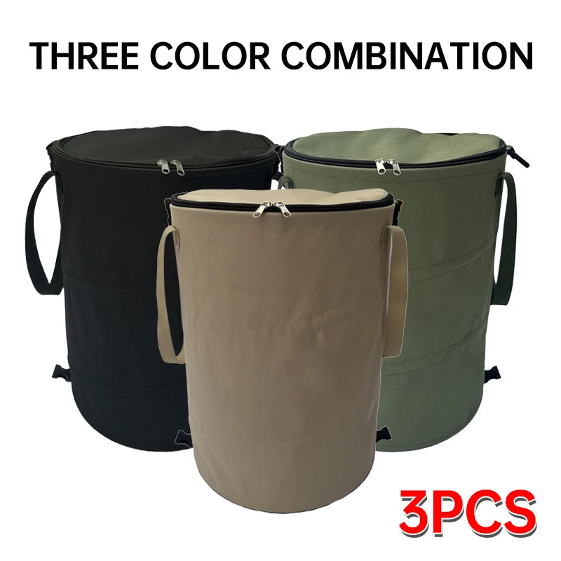 Foldable Outdoor Camping Trash Can – Large Storage Box