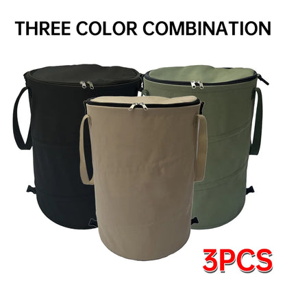 Foldable Outdoor Camping Trash Can – Large Storage Box