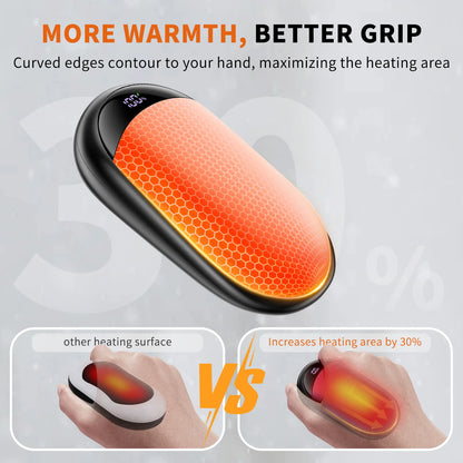 Rechargeable Magnetic Hand Warmers 2-Pack, 16H Heat