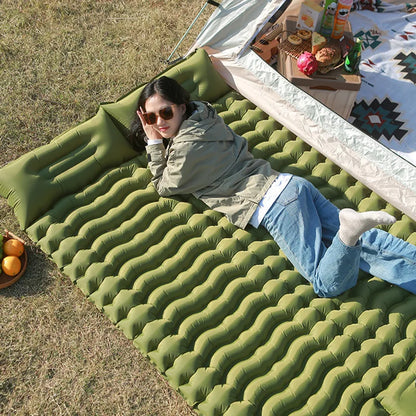 Camping Inflatable Sleeping Mat Lightweight Comfort Pad