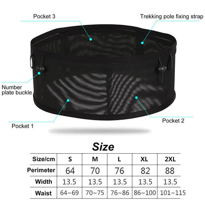 Running Waist Pack with Large Capacity Storage
