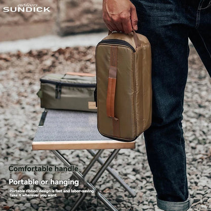 Camping Tableware Storage Bag Portable Gear Organizer